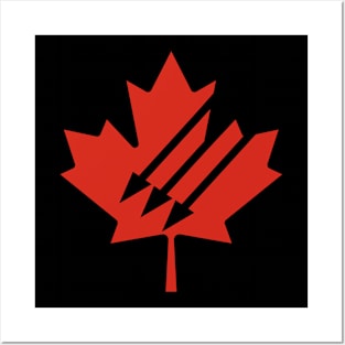 iron front canada red Posters and Art